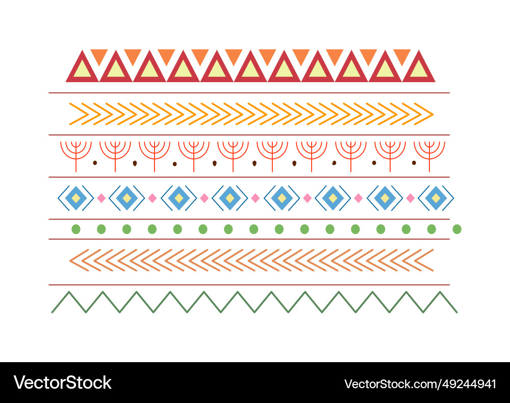 Boho style element Boho style element vector image