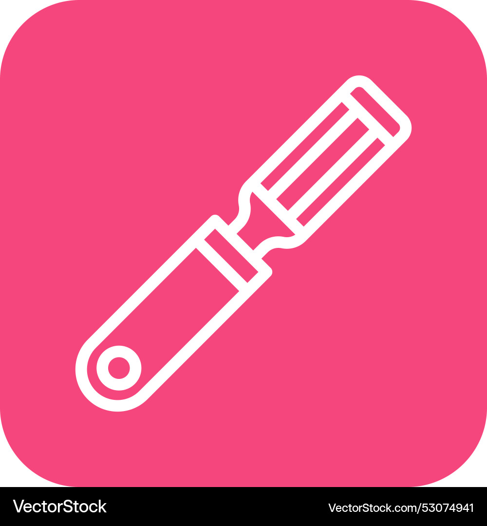 Chisel icon design Vector Image