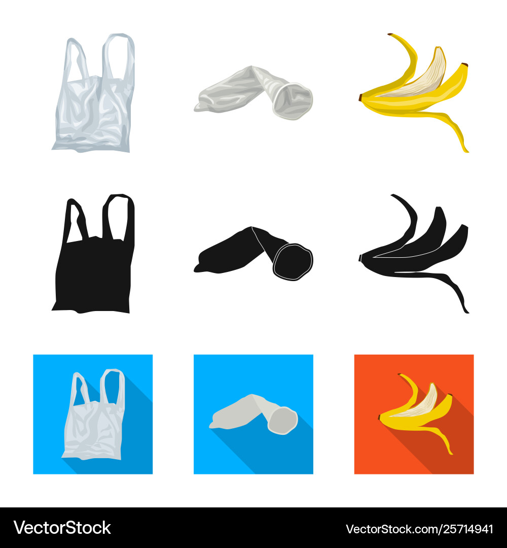 Design dump and sort symbol collection vector image
