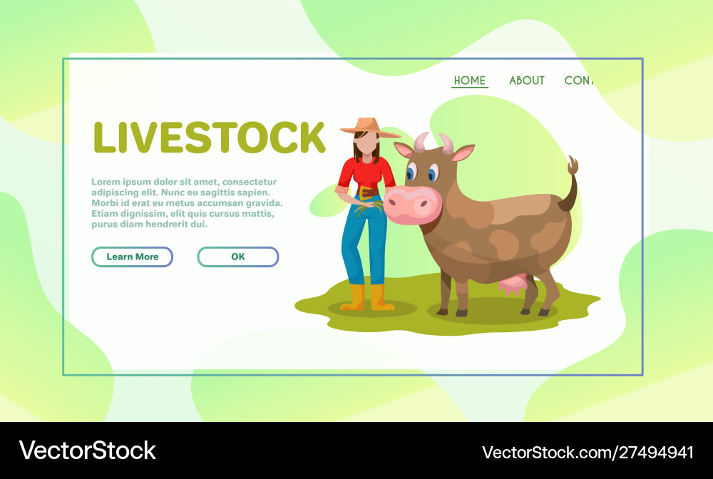 Farming flat set Royalty Free Vector Image - VectorStock