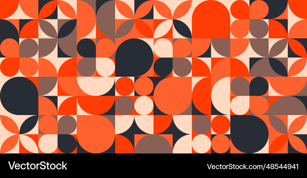 Geometric trendy pattern bauhaus style modern Geometric trendy pattern bauhaus style modern vektorbild