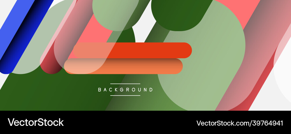 Overlapping round shapes and lines background Overlapping round shapes and lines background vector image