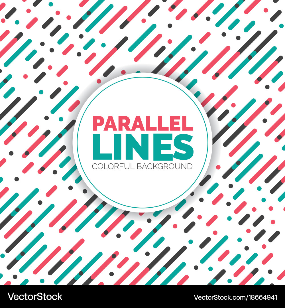 Template parallel diagonal overlapping color vector image