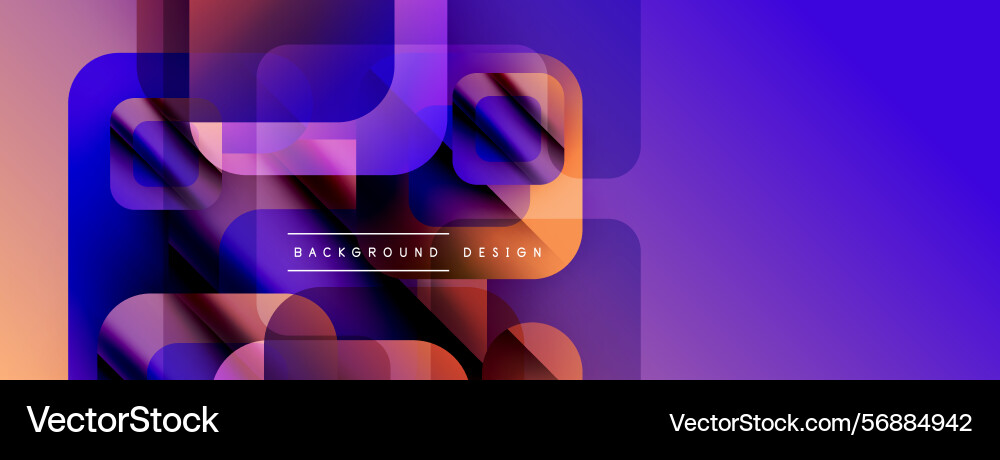 Abstract geometric shapes overlap creating Abstract geometric shapes overlap creating Vector Image