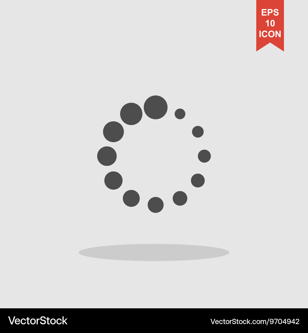 Circular Loading Icon - Wartesymbol vektorbild