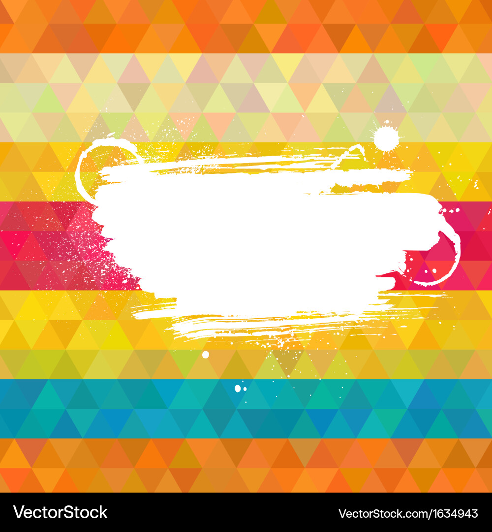 Abstract background polygon style card vector image