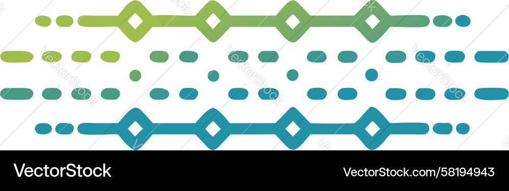 Abstract Horizontal Bar Element Vector Image