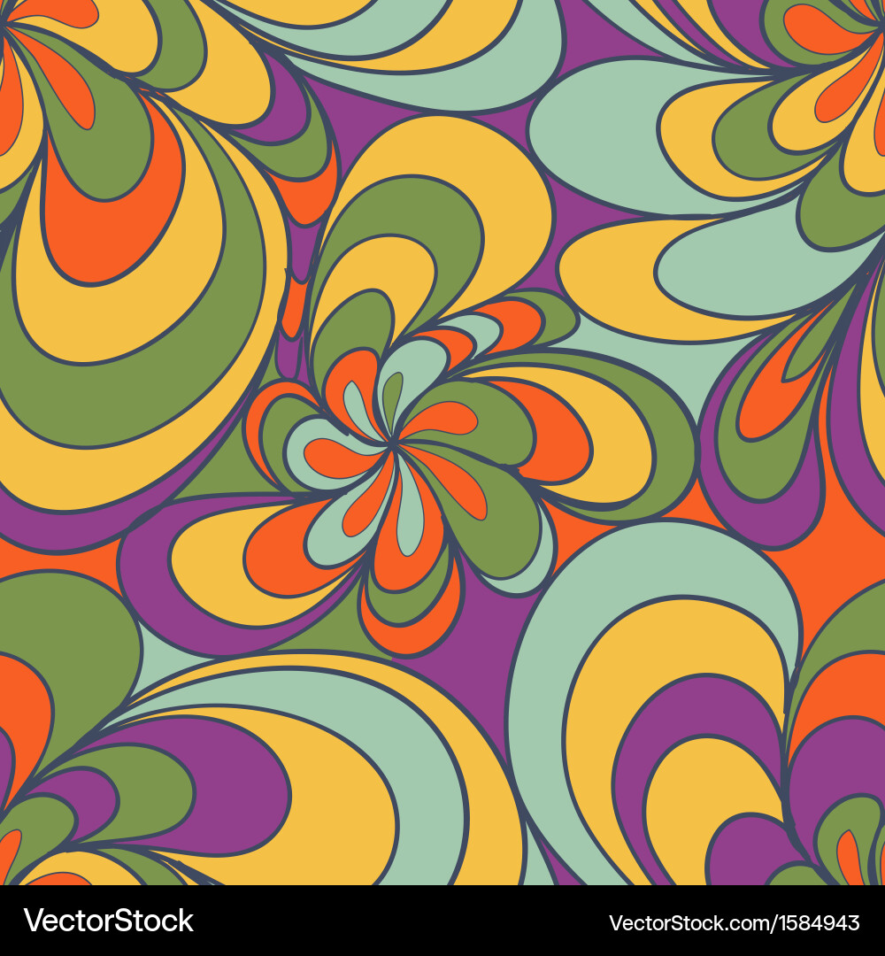 Abstract seamless pattern with simple elements Vector Image