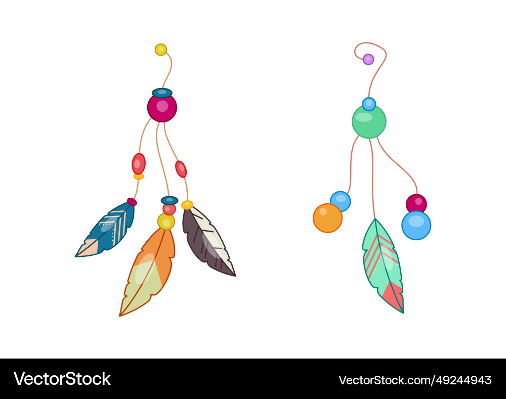 Boho style element Boho style element vector image