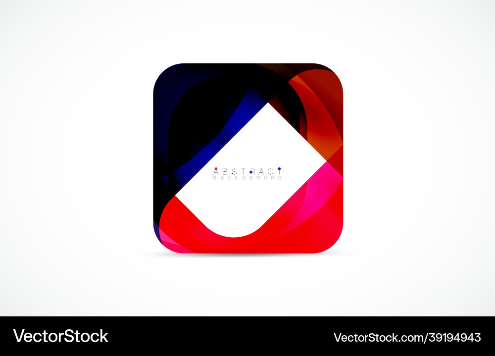 Minimal background abstract square shape Minimal background abstract square shape vector image