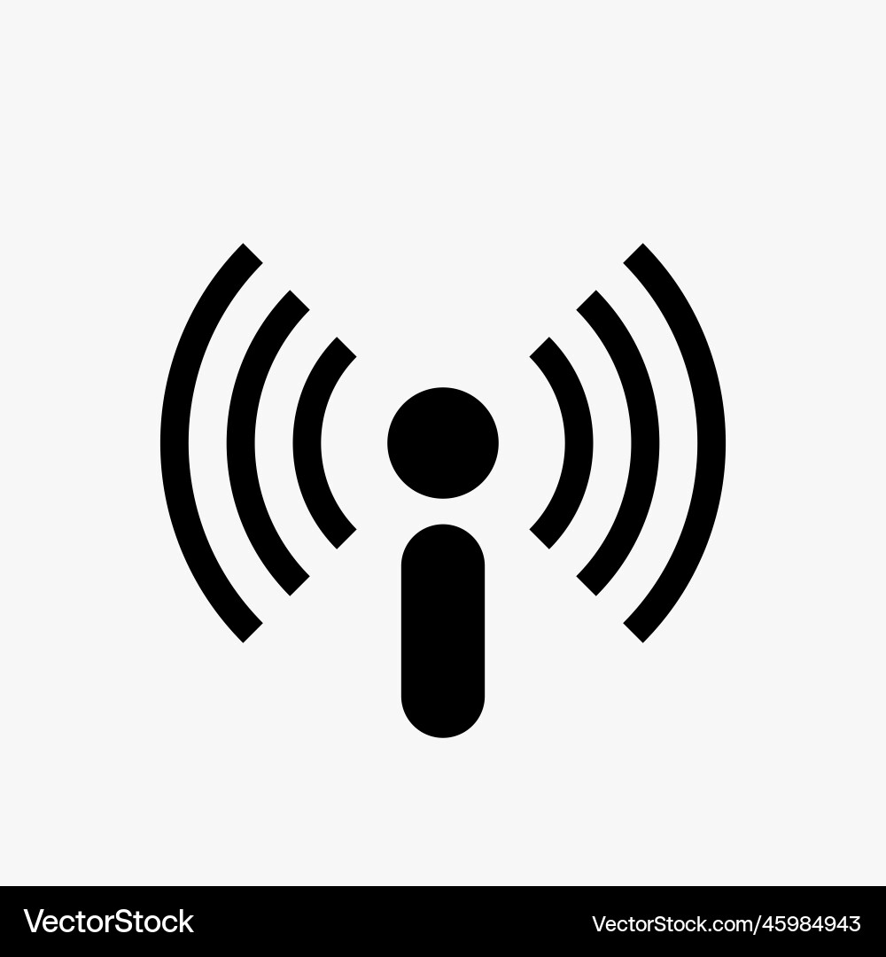 Signal icon design can also be used for user Signal icon design can also be used for user Vector Image