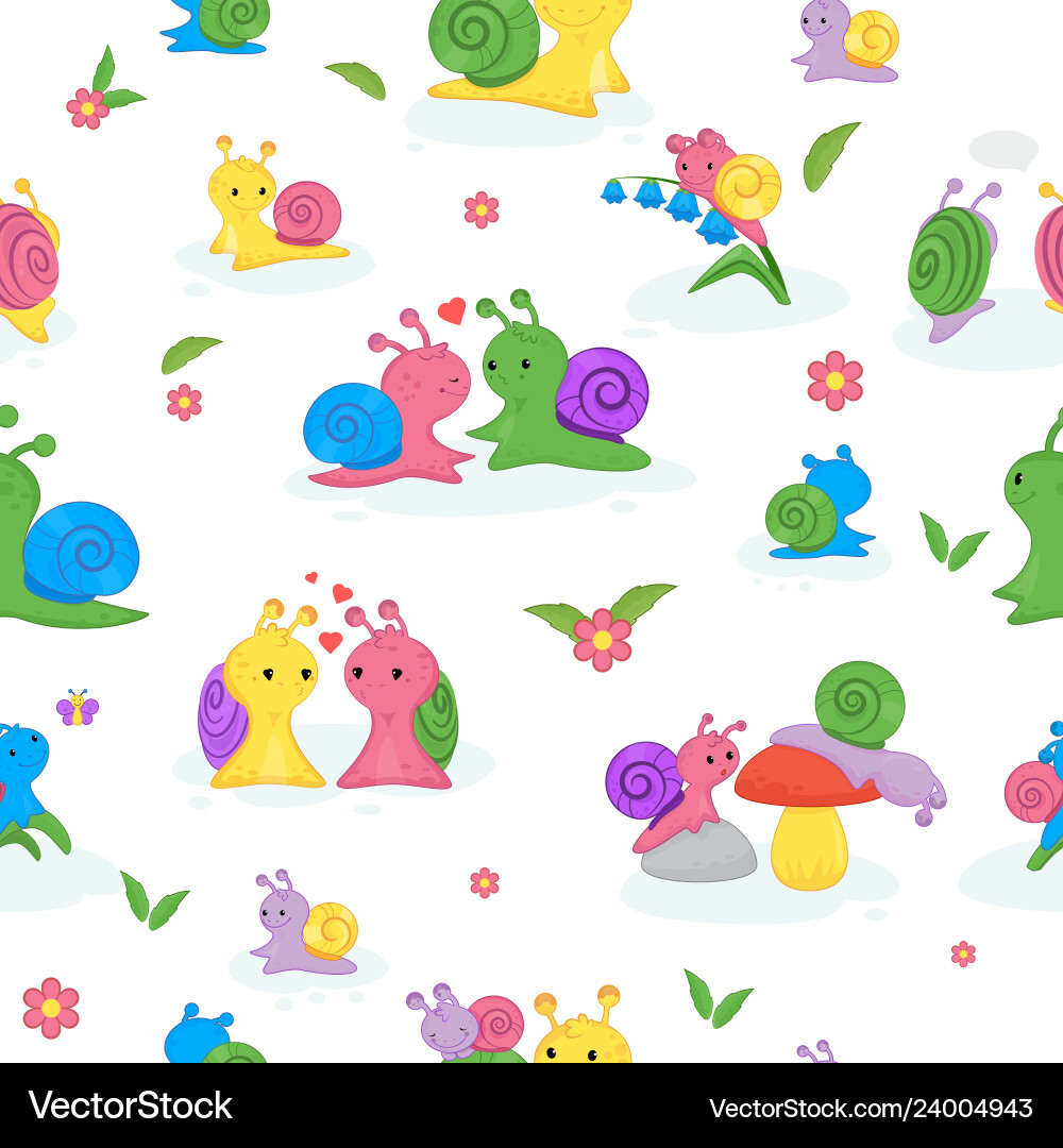 Snail snail-shaped character with shell Snail snail-shaped character with shell vector image