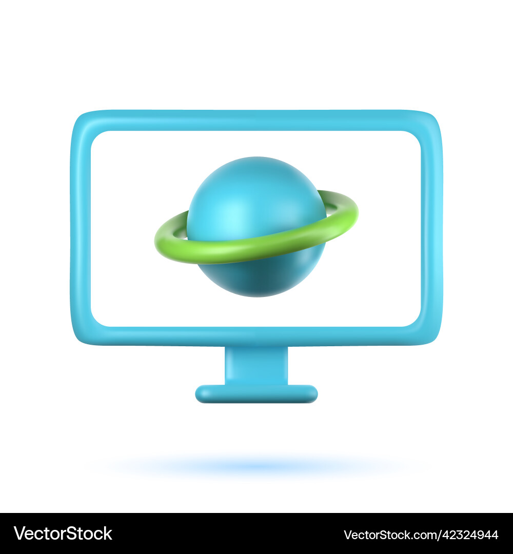 3d icons in a minimalistic style vector image