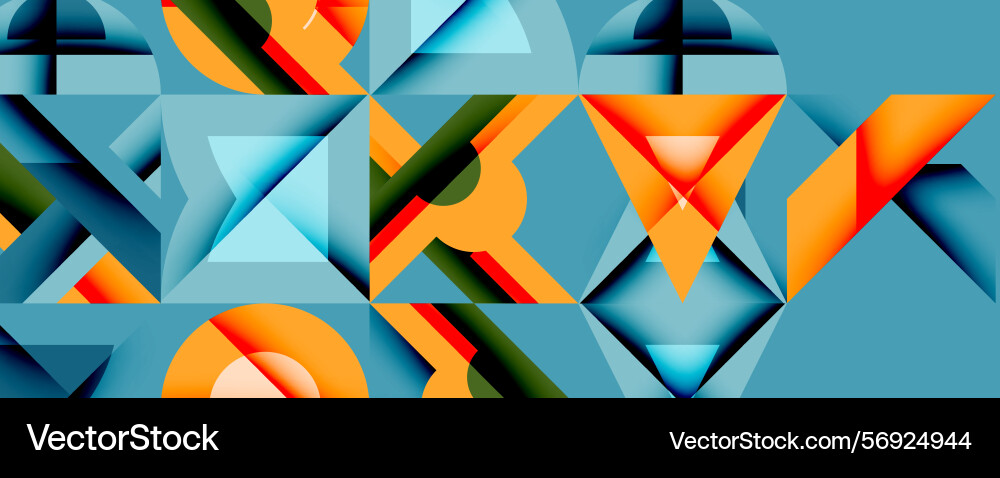 Abstract geometric pattern shapes overlap Abstract geometric pattern shapes overlap vector image