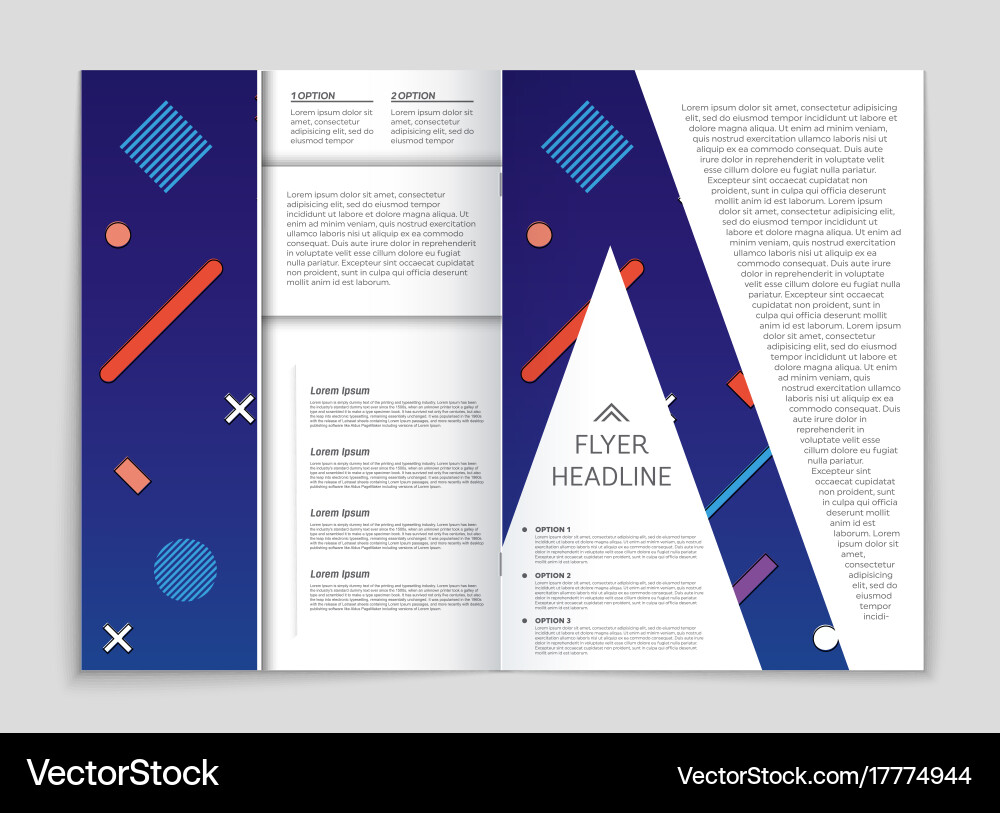 Abstract layout background set for art vector image