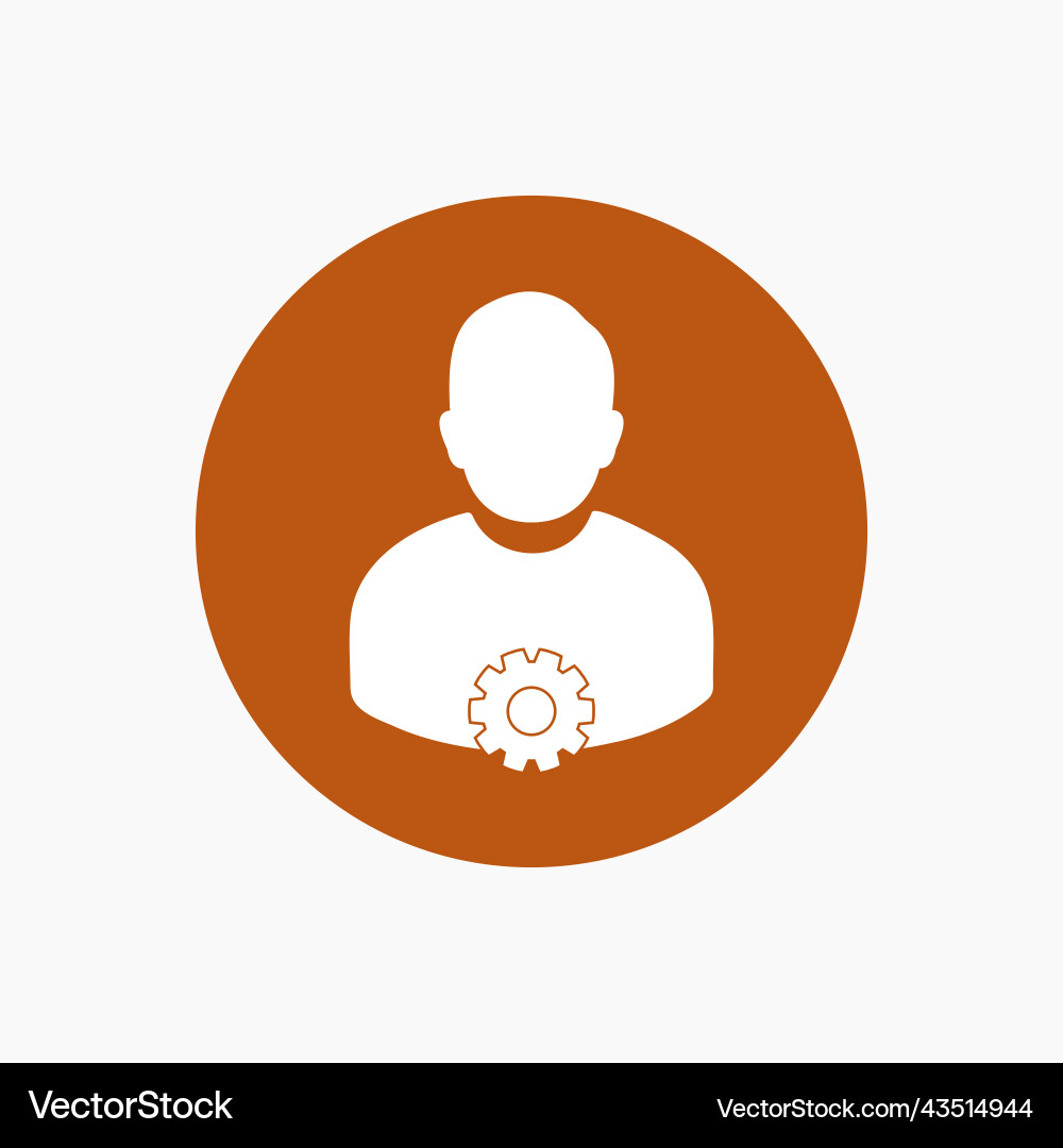 Account security icon colorful rounded style Vector Image