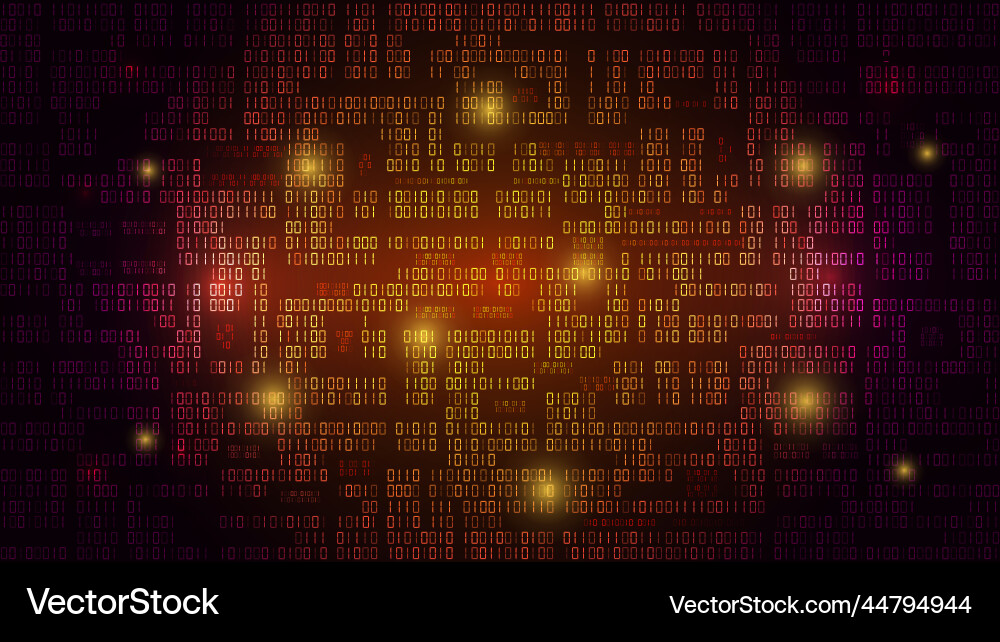 Hacker matrix spy binary code cybercrime Hacker matrix spy binary code cybercrime vector image