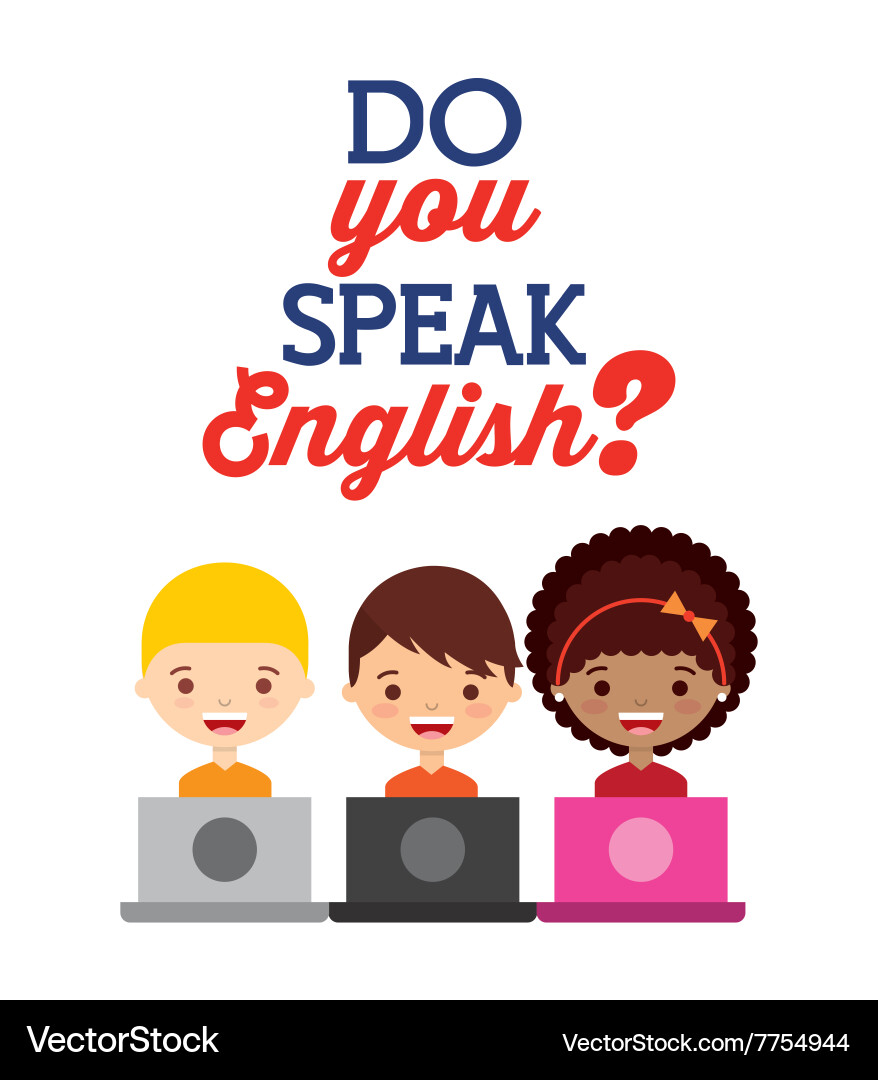 Language Learning Concepts Vector Image