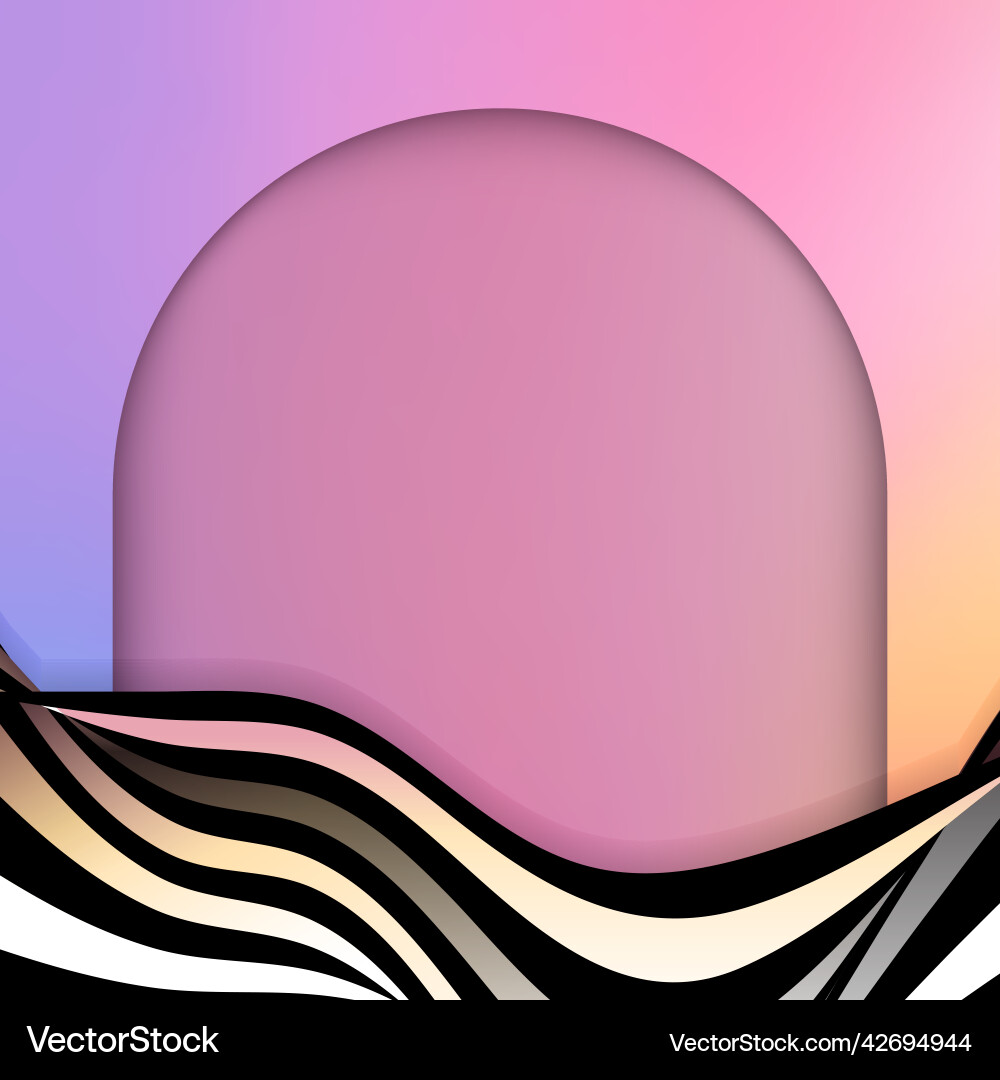 Neon Frame on Abstract Background vector image