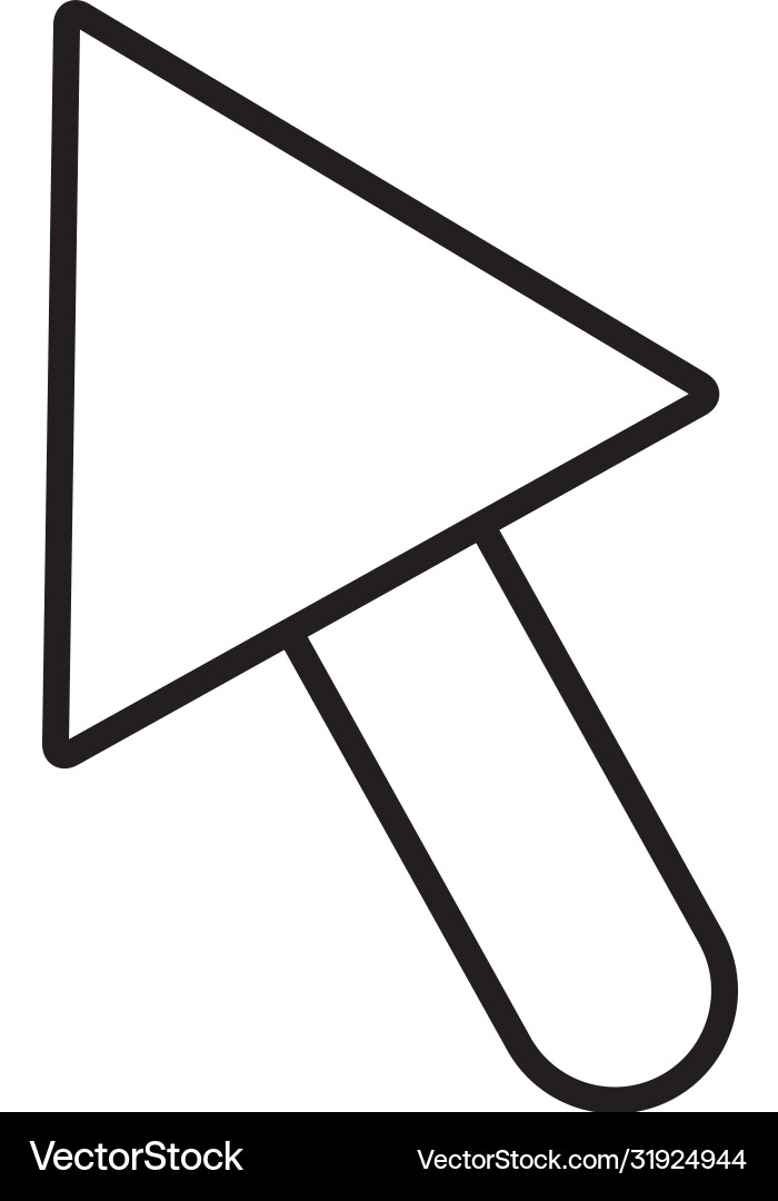 Web icons concept arrow cursor icon line style Vector Image