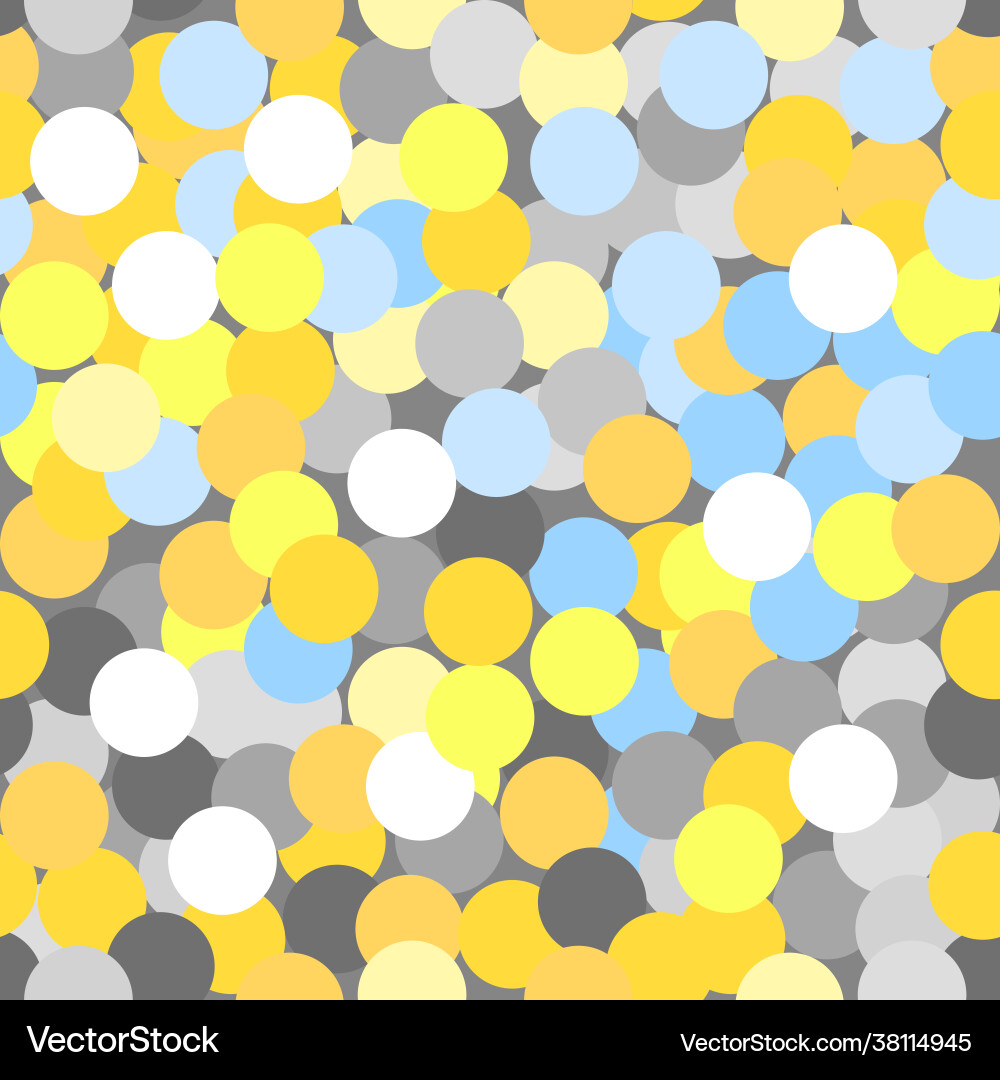Abstract seamless pattern with colored circles Vector Image