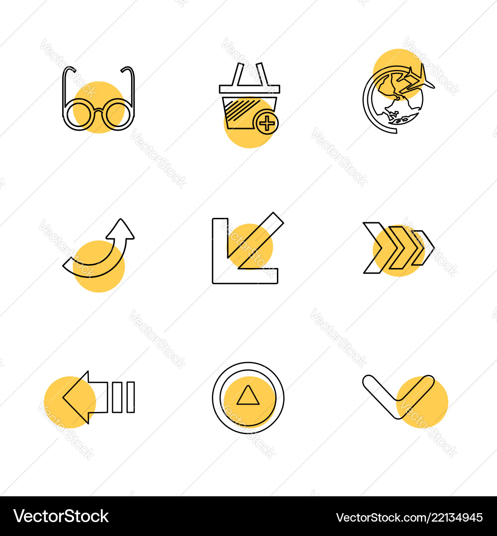 Arrows directions pointer arrow user vector image