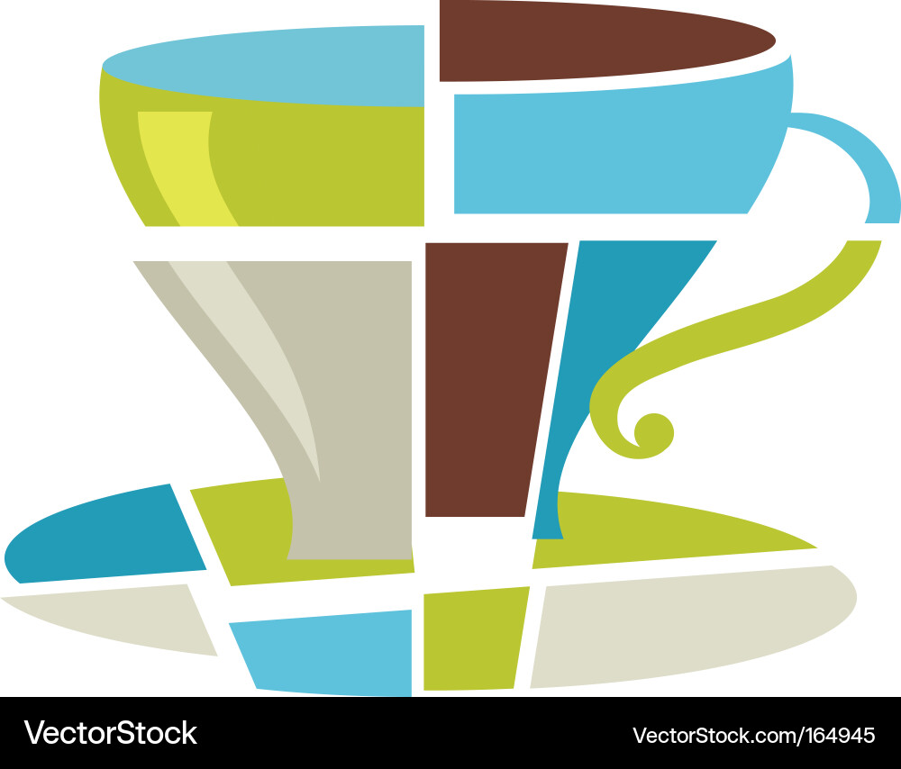 Coffee Elements & Swirls Vector Image
