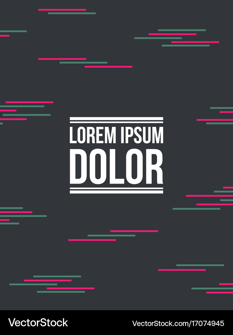 Modern style abstract background pattern Vector Image