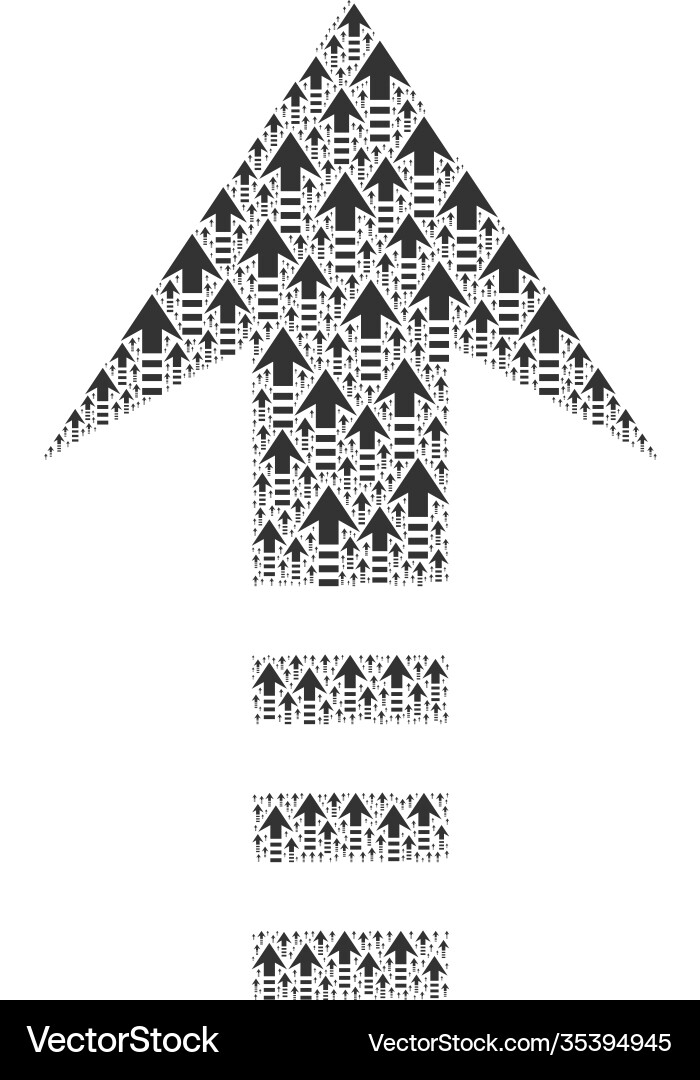 Send up recursive composition itself icons vector image