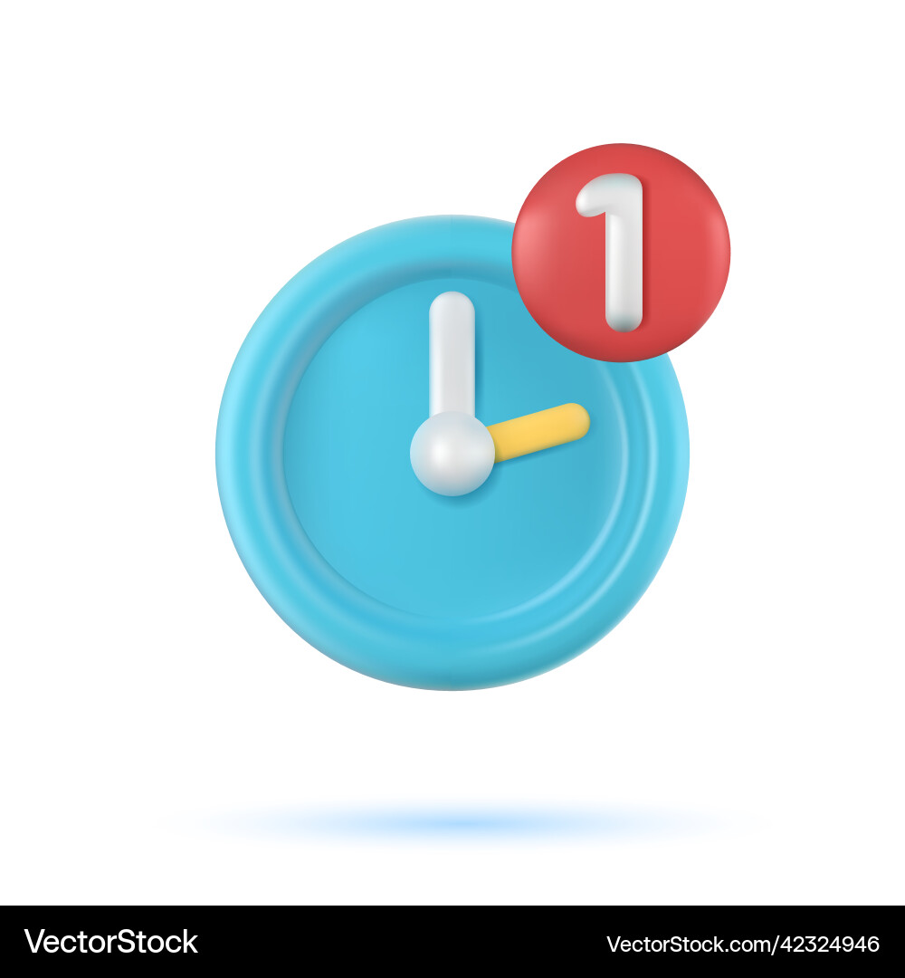 3d icons in a minimalistic style Vector Image