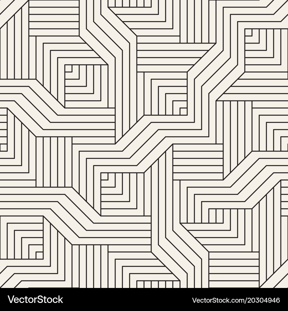 Geometric Stripe Pattern Vector Image