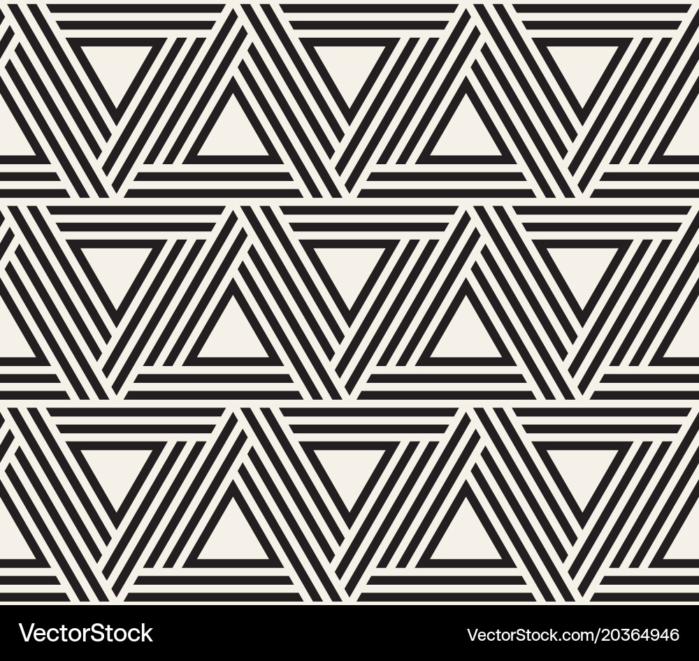 Geometric Triangle Pattern vector image