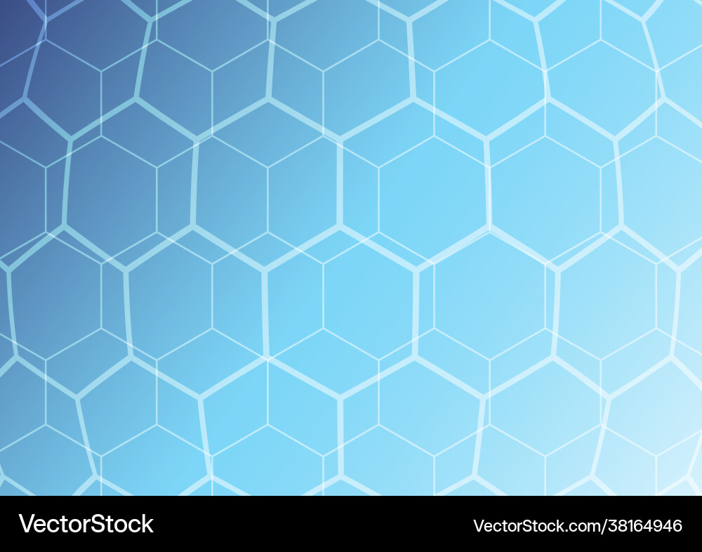 Hexagon Pattern Background Vector Image