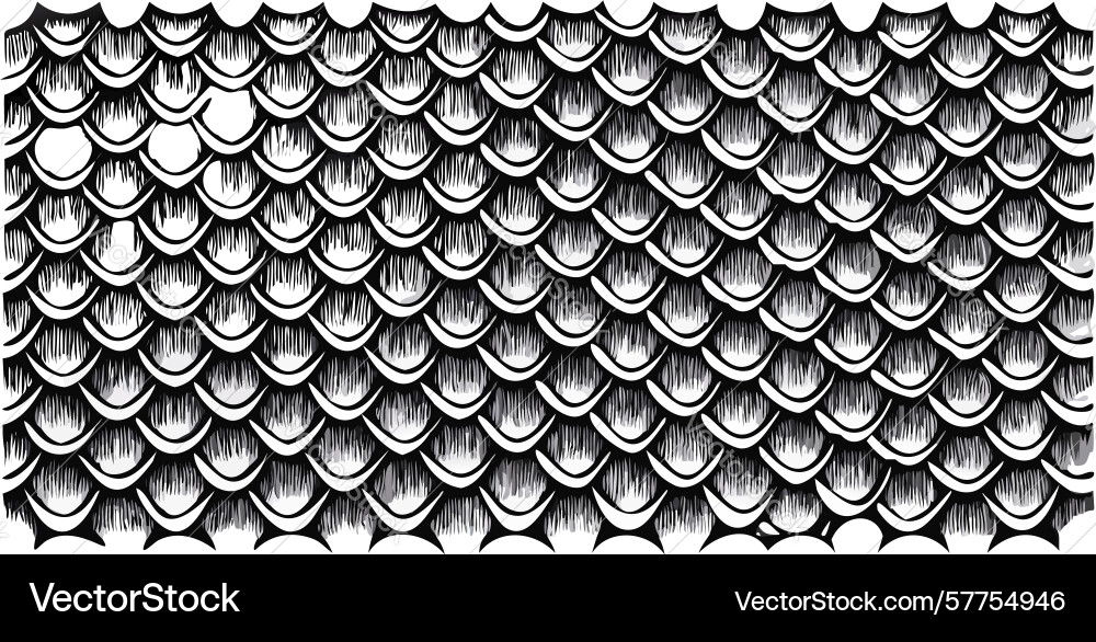 Seamless hexagonal mesh pattern modern geometric vector image