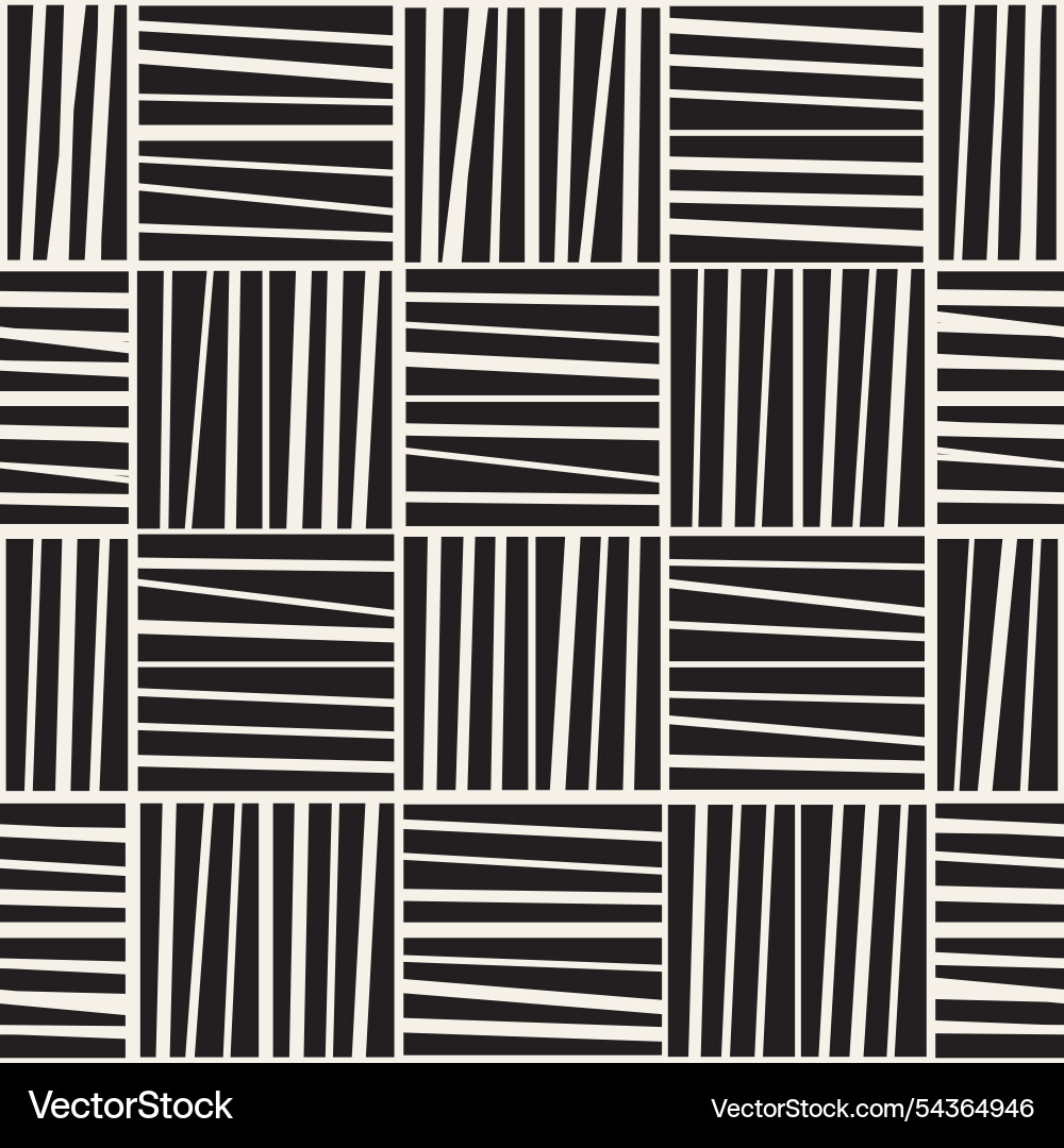 Seamless pattern repeating geometric elements vector image