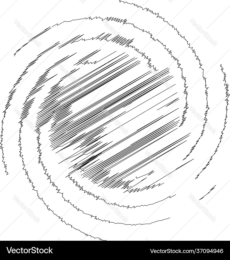 Spiral swirl twirl design element with sketchy Spiral swirl twirl design element with sketchy vector image
