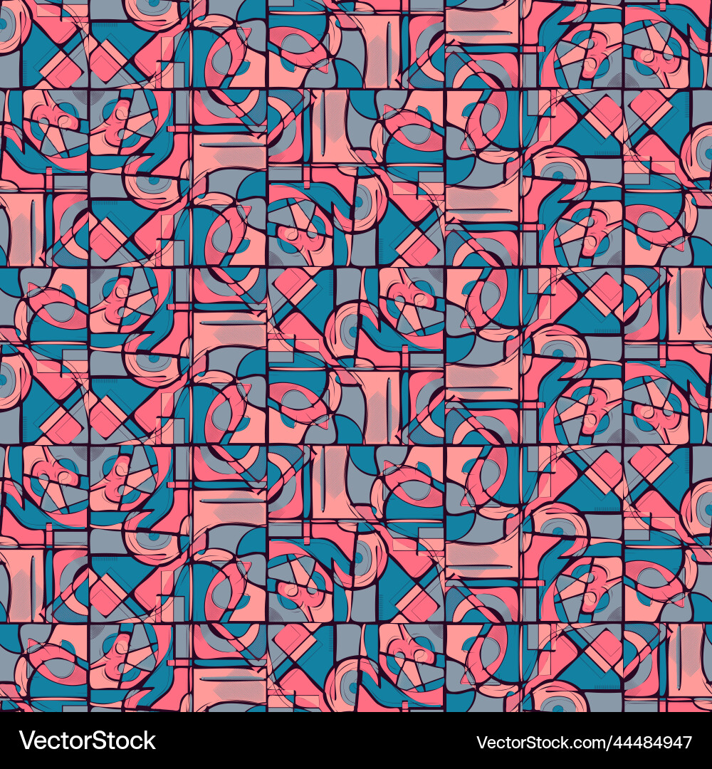 Abstract square seamless colorful background Abstract square seamless colorful background vector image