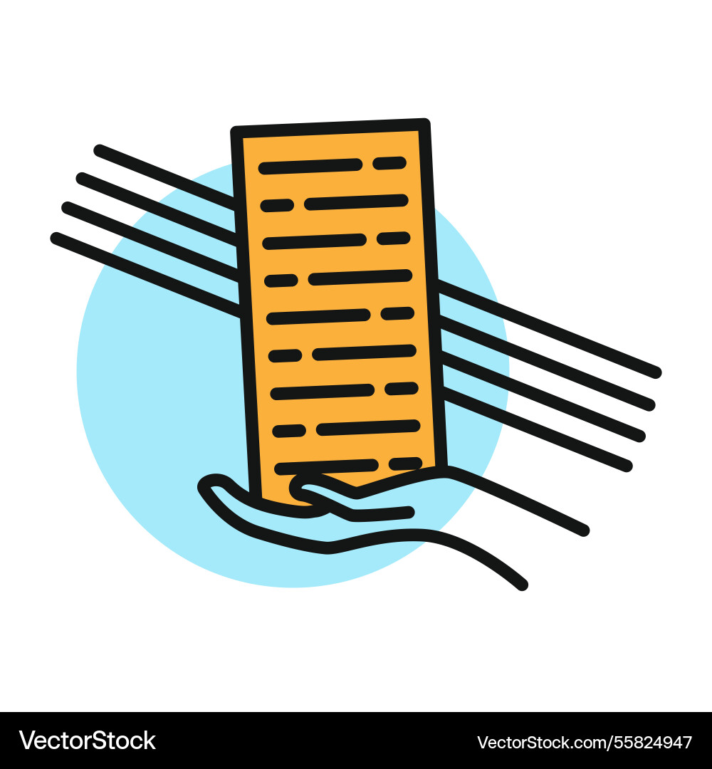 Building line icon color symbol in simple style Vector Image