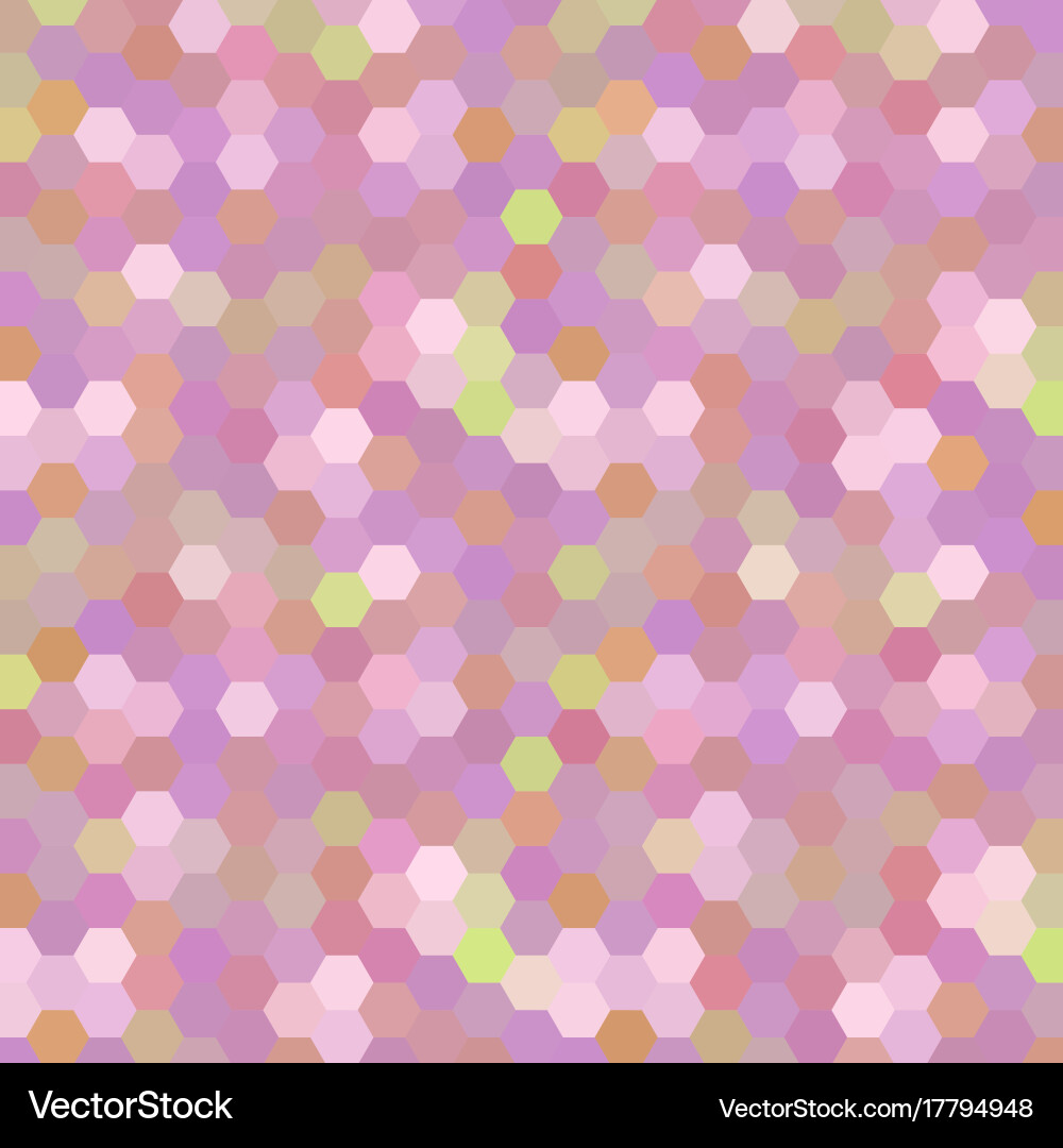 Abstract colorful background of hexagons Vector Image