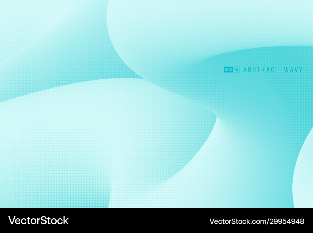 Abstract gradient blue fluid wavy line pattern Abstract gradient blue fluid wavy line pattern vector image