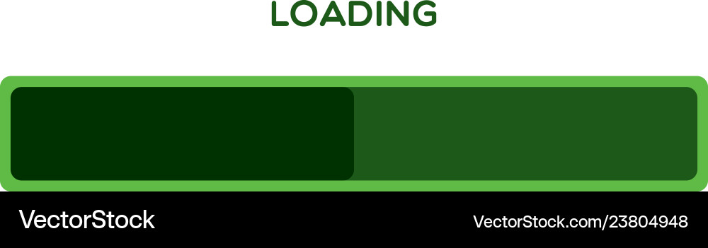 Abstract loading bar vector image