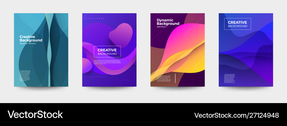 Dynamic Gradient Background vector image