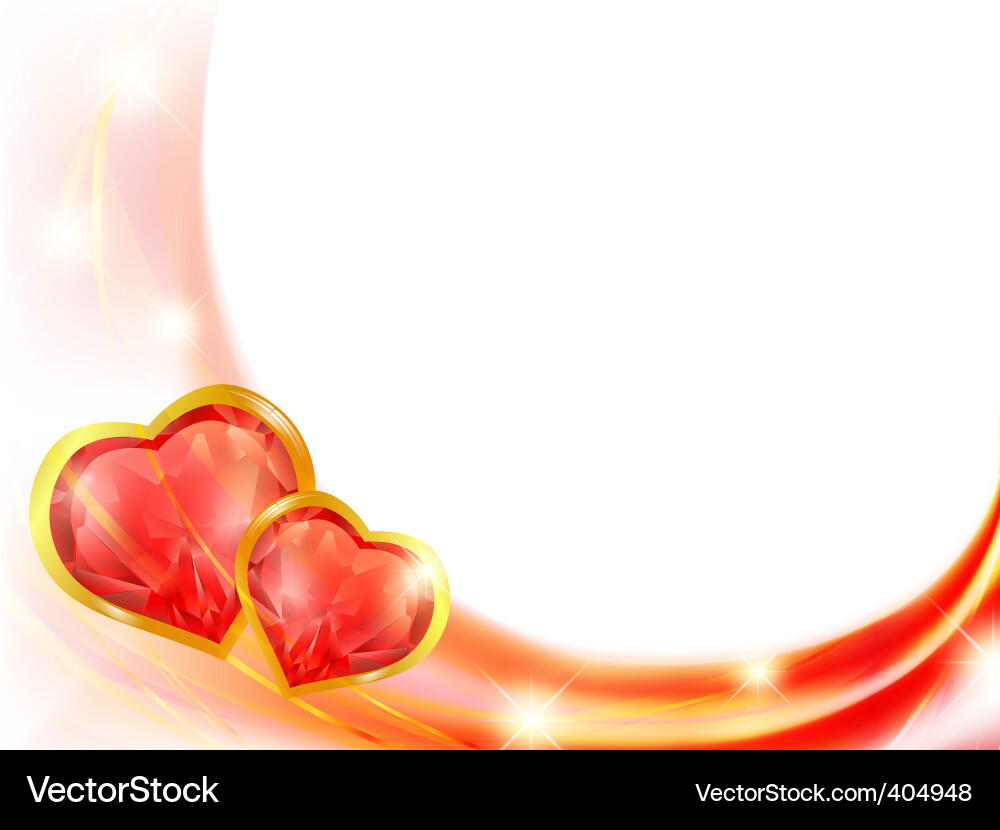 Romantic Heart Frame Vector Image
