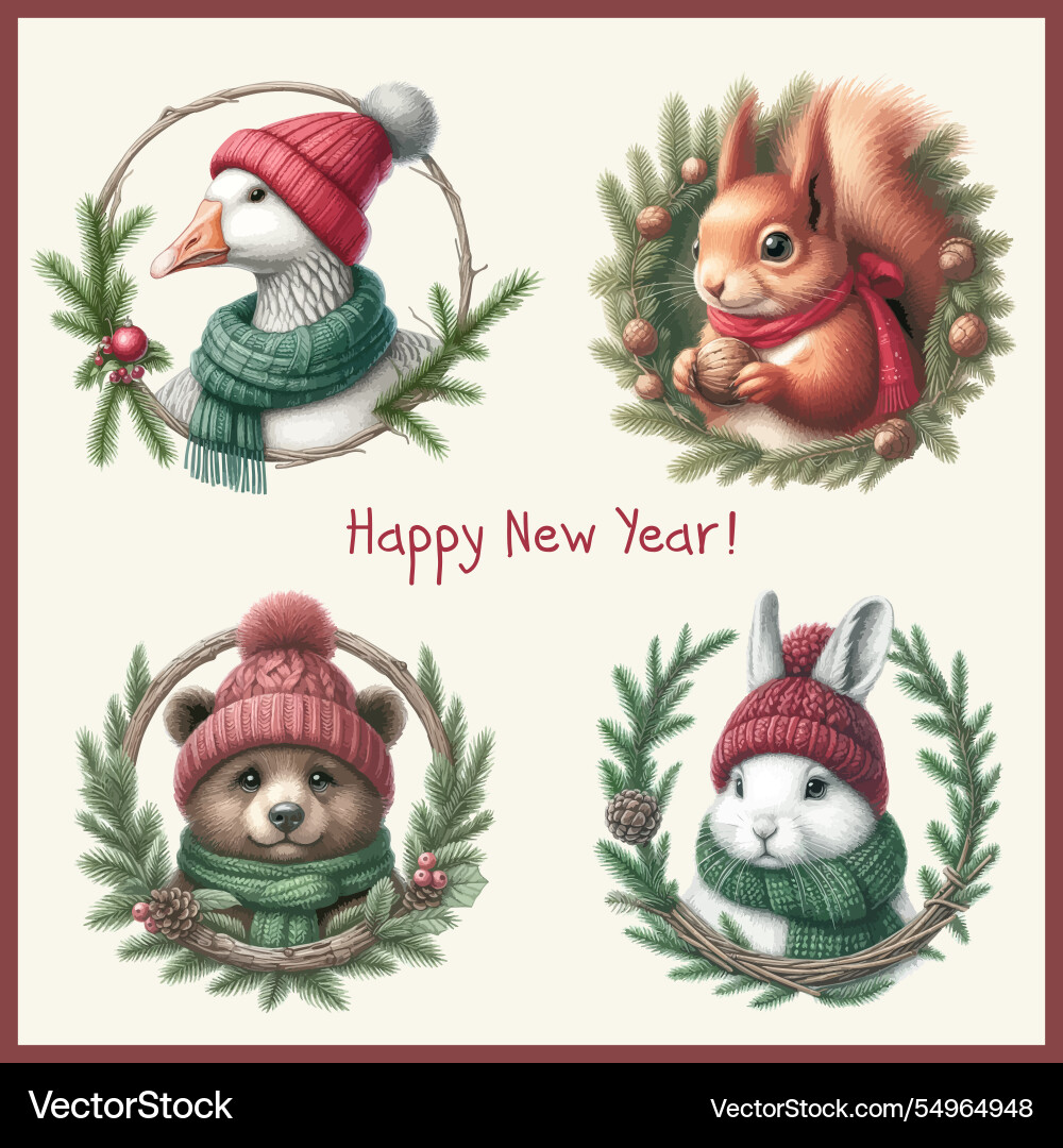 Weihnachtsstift Zeichnung Tier Gesichter Clipart Weihnachtsstift Zeichnung Tier Gesichter Clipart vektorbild
