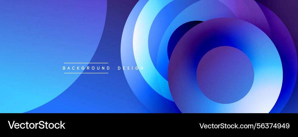 Abstract blue layers create dynamic circular Abstract blue layers create dynamic circular vector image
