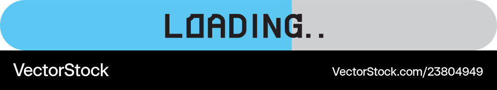 Abstract loading bar vector image