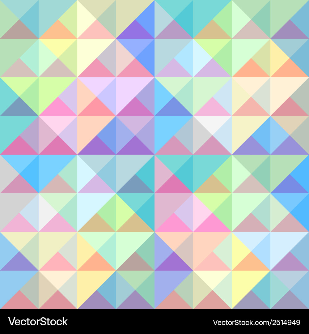 Geometric Gradient Triangle Pattern vector image