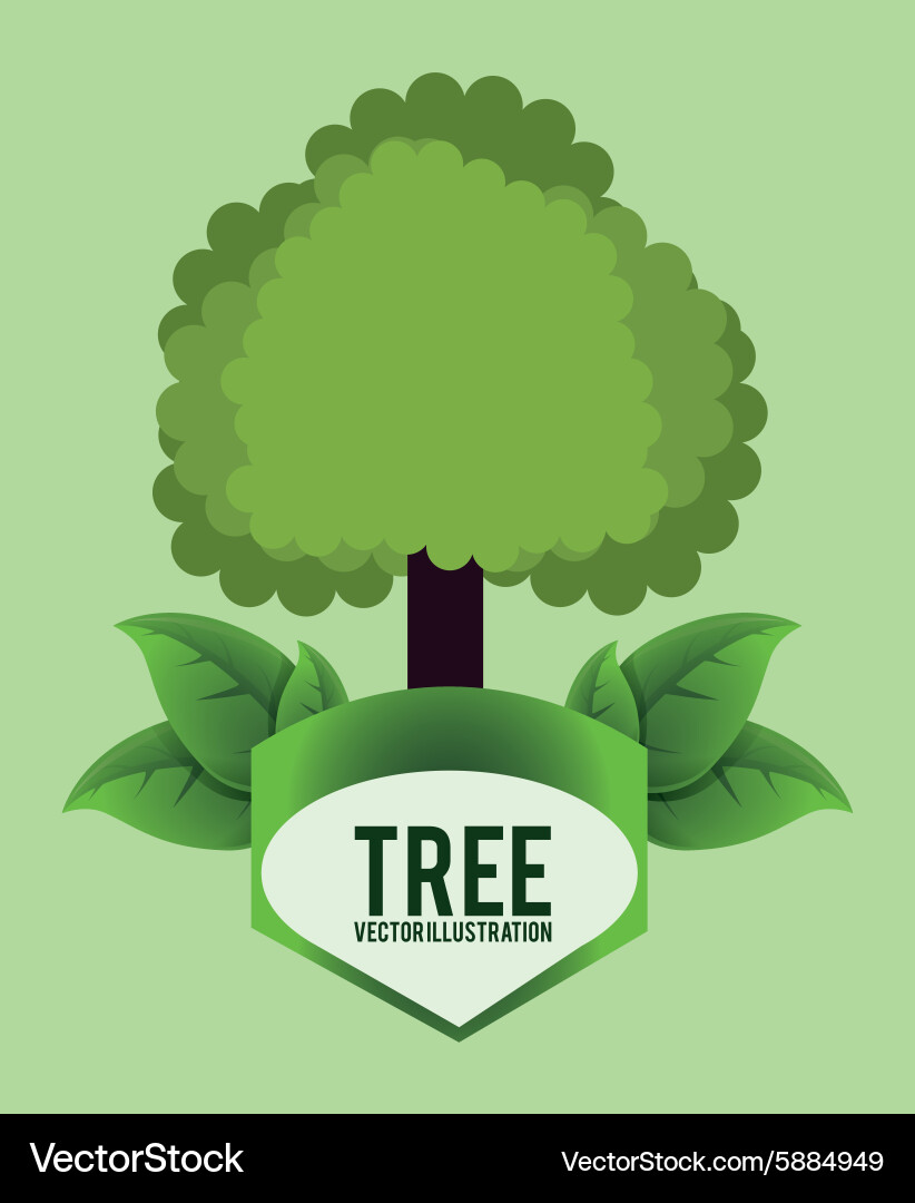 Tree design vector image