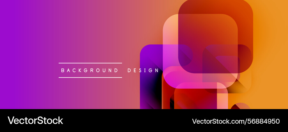 Abstract gradient background features overlapping Abstract gradient background features overlapping Vector Image
