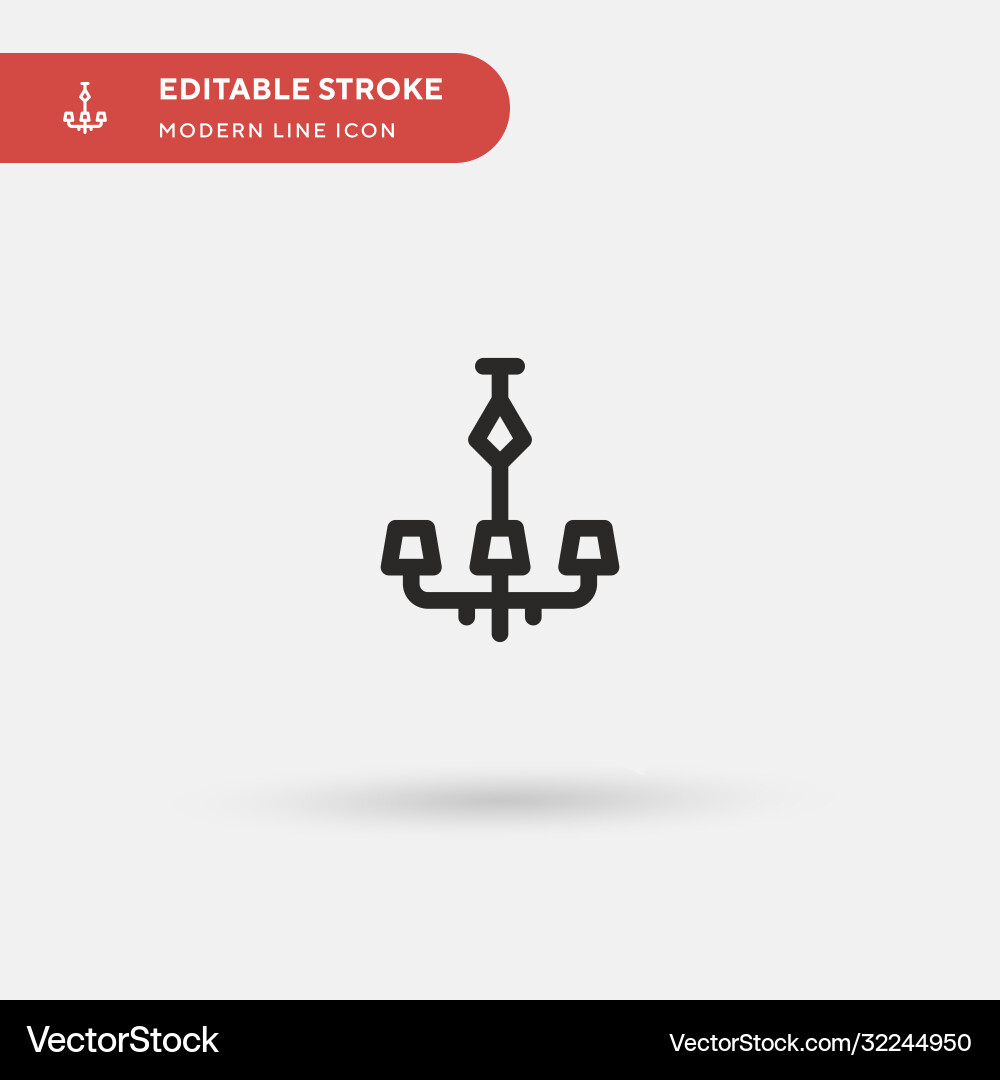 Ceiling lamp simple icon Vector Image